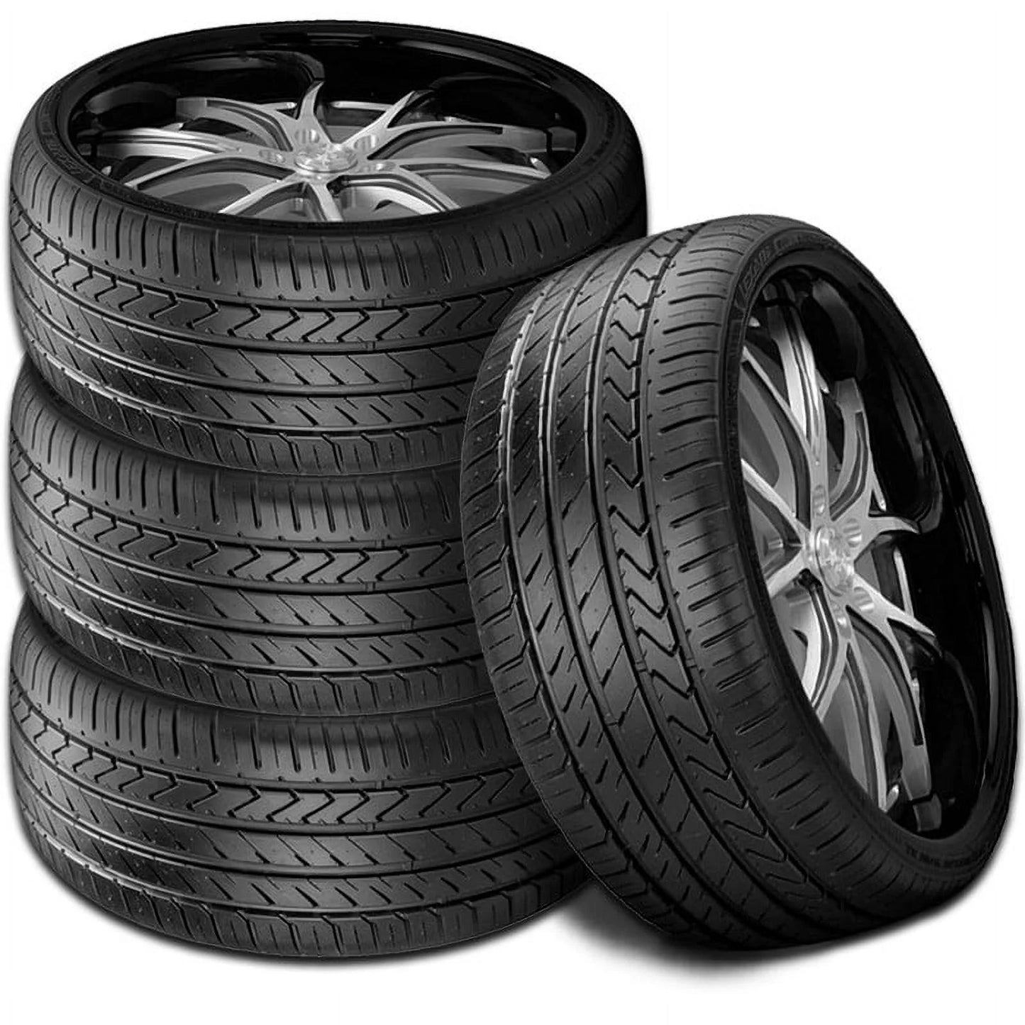 Set of 4 New Lx-Twenty 285/30R20 99W XL All Season UHP High Performance Tires LXST202030080 / 285/30/20 / 2853020 Fits: 2017-23 Chevrolet Camaro ZL1, 2011 Ferrari 599 GTO Base